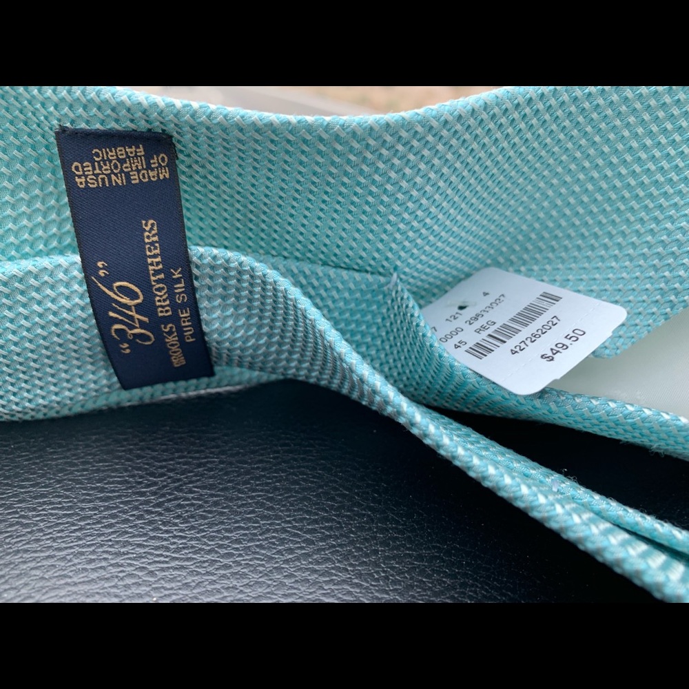 NWT BROOKS Brothers “346” Tie - Picture 2 of 4